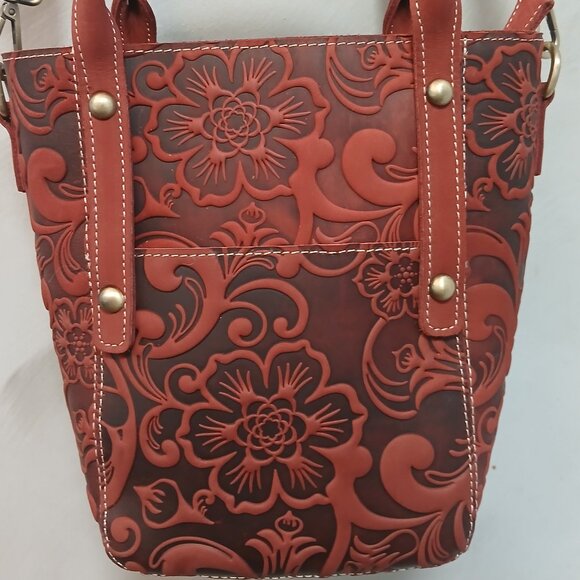 Italy Retro Noble Leather Bucket Bag